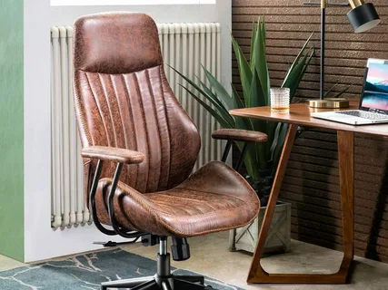 تصویر 3 از صندلی اداری راحت با نشیمن نرم و پشتی استاندارد